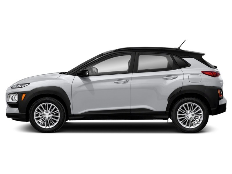 2020 Hyundai Kona 1.6T Trend AWD w/Two-Tone Roof Chalk White w/Phantom Black Roof  Shot 3