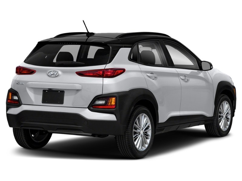 2020 Hyundai Kona 1.6T Trend AWD w/Two-Tone Roof Chalk White w/Phantom Black Roof  Shot 2