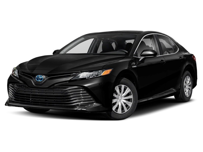 2018 Toyota Camry Hybrid LE Auto Midnight Black Metallic  Shot 28