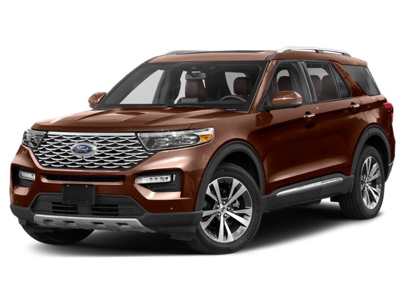 2020 Ford Explorer Platinum 4WD Rich Copper Metallic Tinted Clearcoat  Shot 8