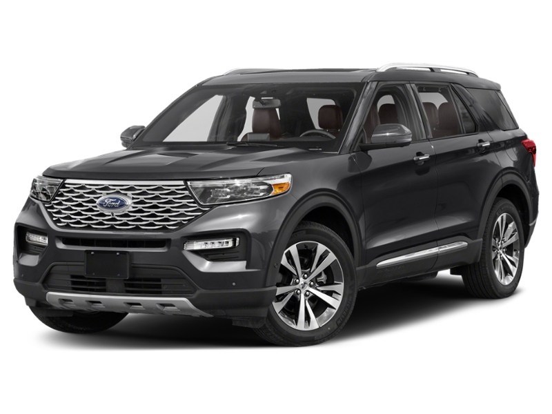 2020 Ford Explorer Platinum 4WD Agate Black Metallic  Shot 41
