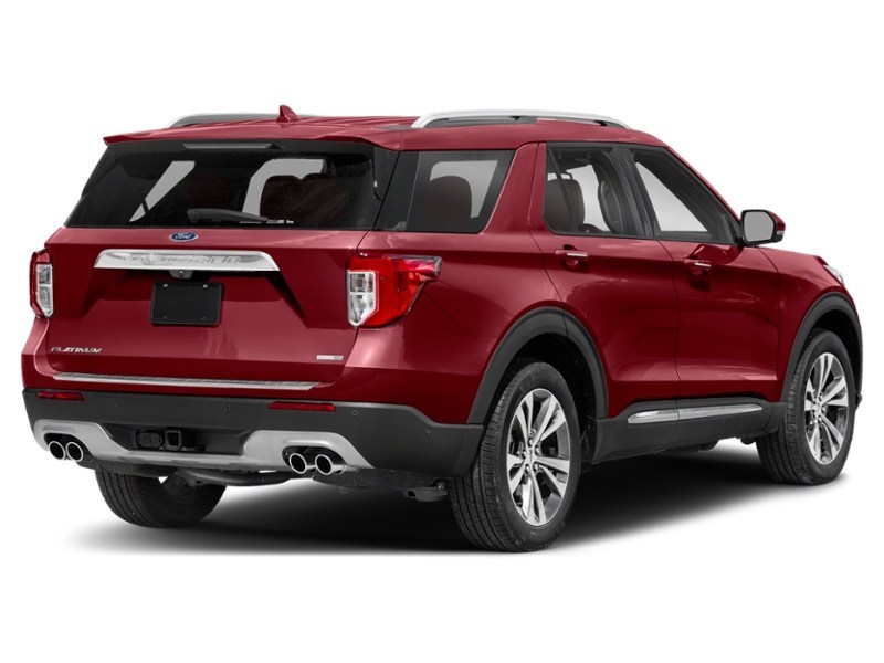 2020 Ford Explorer Platinum 4WD Rapid Red Metallic Tinted Clearcoat  Shot 25