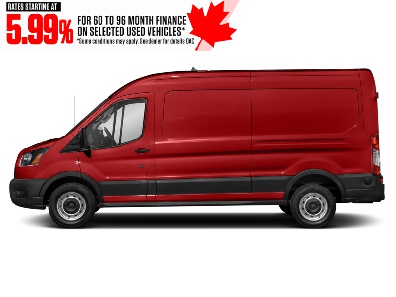 2022 Ford Transit-250 Cargo T-250 148" Hi Rf 9070 GVWR RWD Race Red  Shot 23