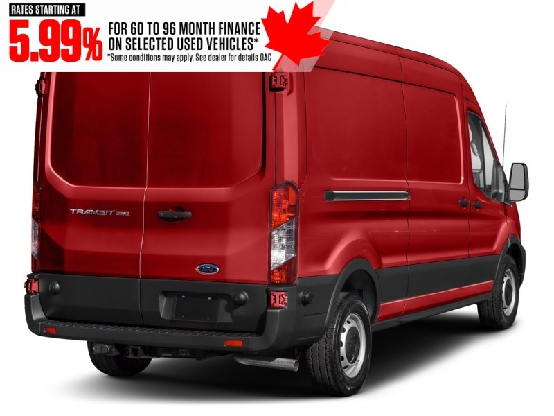 2022 Ford Transit-250 Cargo T-250 148" Hi Rf 9070 GVWR RWD Race Red  Shot 20
