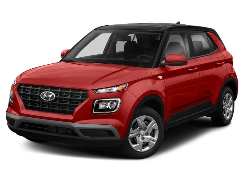 2022 Hyundai Venue Essential IVT w/Two-Tone Fiery Red w/Black Roof  Shot 1