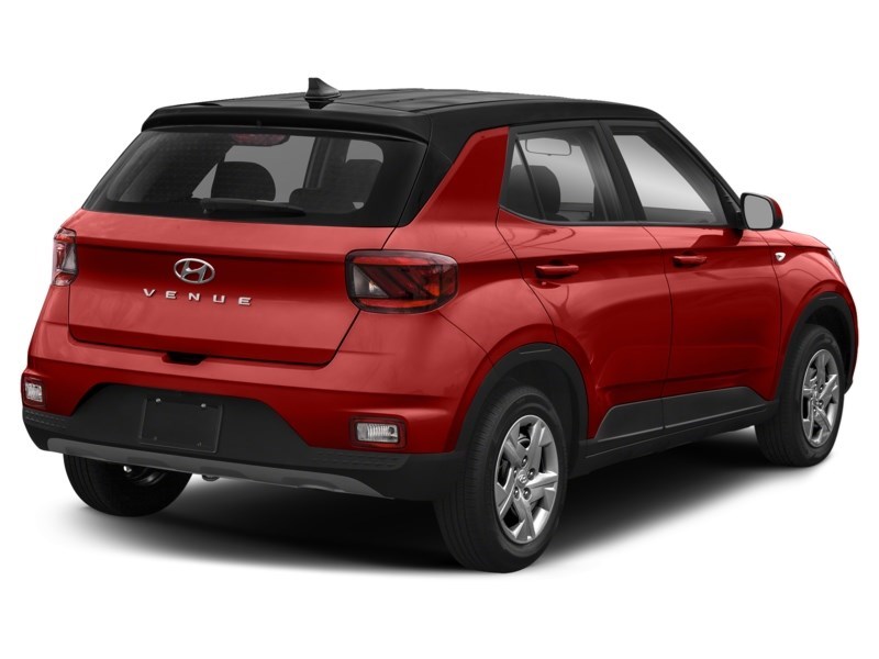2022 Hyundai Venue Urban IVT w/Black Interior Fiery Red w/Black Roof  Shot 2