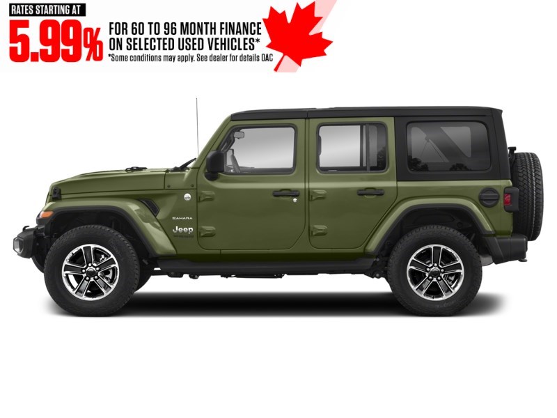 2020 Jeep Wrangler Unlimited Sahara 4x4 Sarge Green  Shot 25