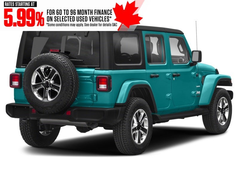 2020 Jeep Wrangler Unlimited Sahara 4x4 Bikini Pearl  Shot 32