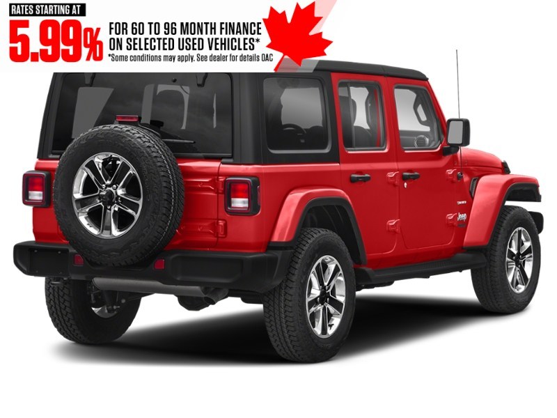 2022 Jeep Wrangler Unlimited Unlimited Sahara Altitude 4x4 Firecracker Red  Shot 2