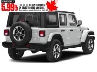 2020 Jeep Wrangler Unlimited Sahara 4x4 Bright White  Shot 46
