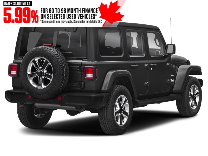 2020 Jeep Wrangler Unlimited Sahara 4x4 Black  Shot 52