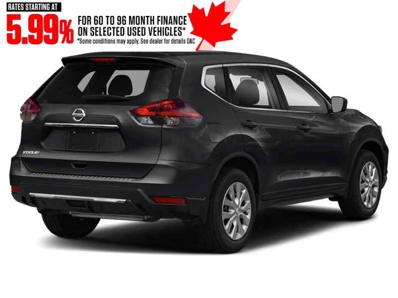 2020 Nissan Rogue AWD S Magnetic Black Metallic  Shot 2