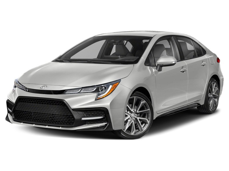 2021 Toyota Corolla SE CVT Classic Silver Metallic w/Black Roof  Shot 10