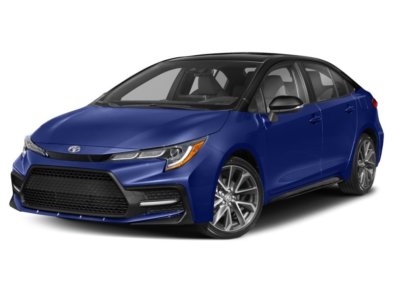 2021 Toyota Corolla SE CVT Blue Crush Metallic w/Black Roof  Shot 4