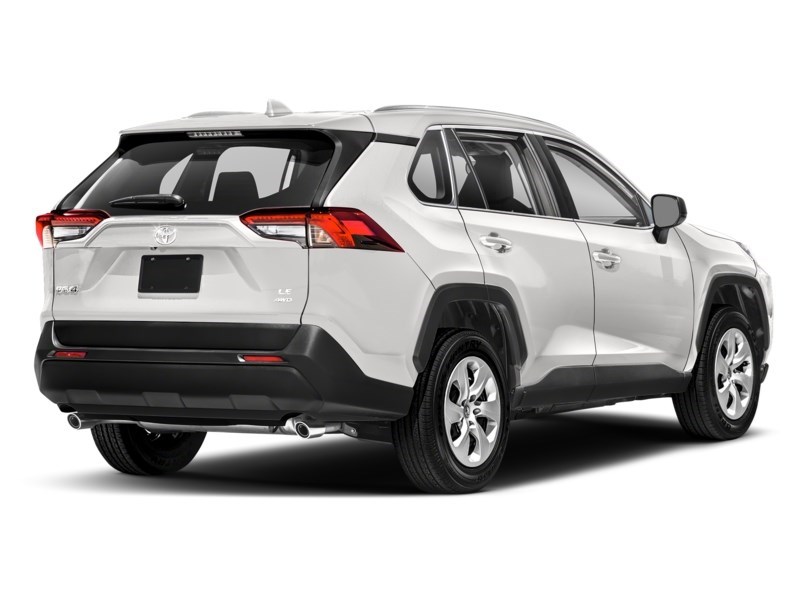 2019 Toyota RAV4 AWD LE Super White  Shot 6