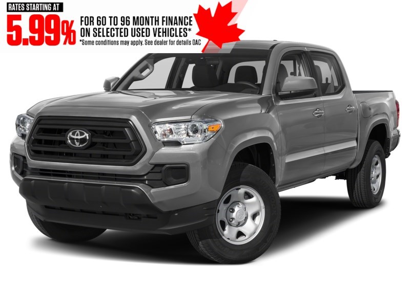 2020 Toyota Tacoma 4x4 Double Cab Auto Silver Sky Metallic  Shot 11