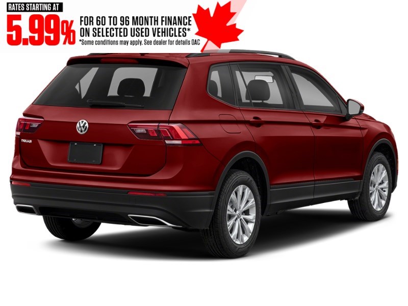 2020 Volkswagen Tiguan Trendline 4MOTION Ruby Red Metallic  Shot 6