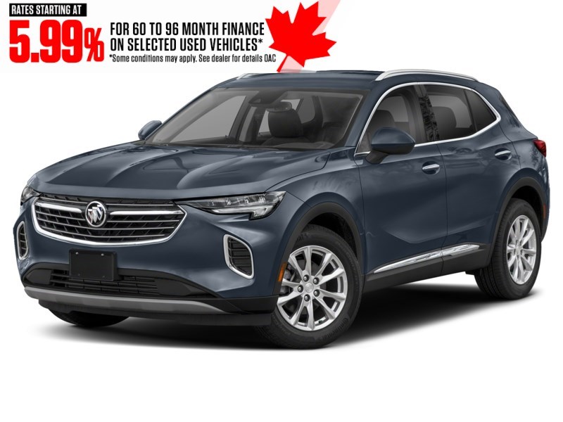 2021 Buick Envision AWD 4dr Essence Dark Moon Blue Metallic  Shot 5