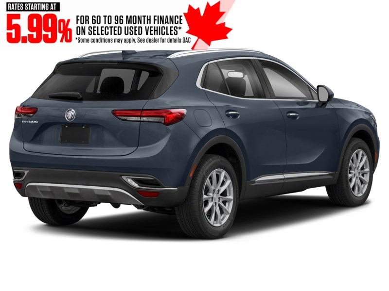 2021 Buick Envision AWD 4dr Essence Dark Moon Blue Metallic  Shot 3