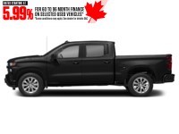 2021 Chevrolet Silverado 1500 4WD Crew Cab 147" Custom Black  Shot 5