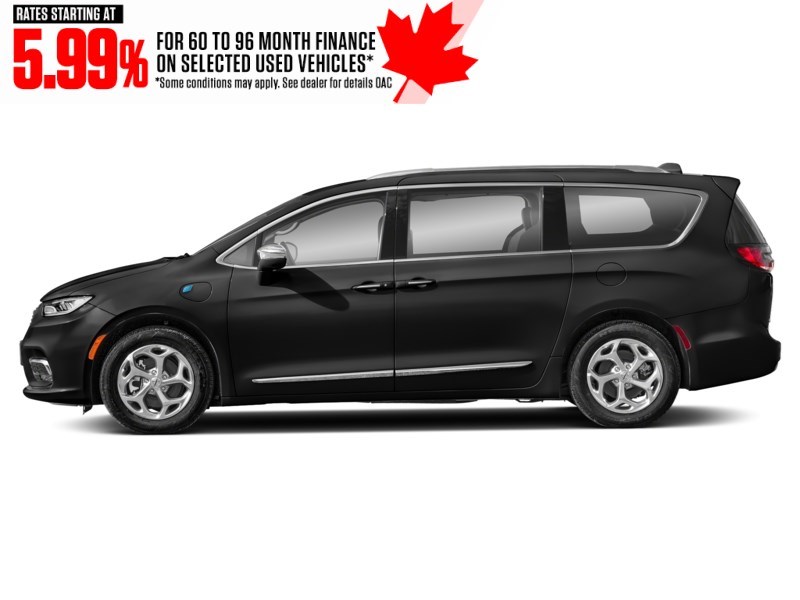 2022 Chrysler Pacifica Hybrid Limited 2WD Brilliant Black Crystal Pearl  Shot 3