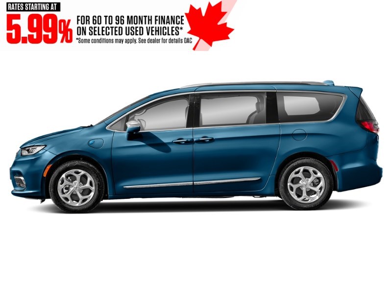 2022 Chrysler Pacifica Hybrid Limited 2WD Fathom Blue Pearl  Shot 3