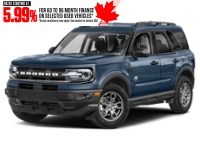 2024 Ford Bronco Sport Big Bend 4x4 Azure Grey Metallic Tri-Coat  Shot 3