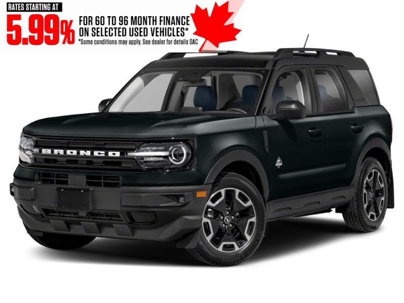 2021 Ford Bronco Sport Outer Banks 4x4 Shadow Black  Shot 1