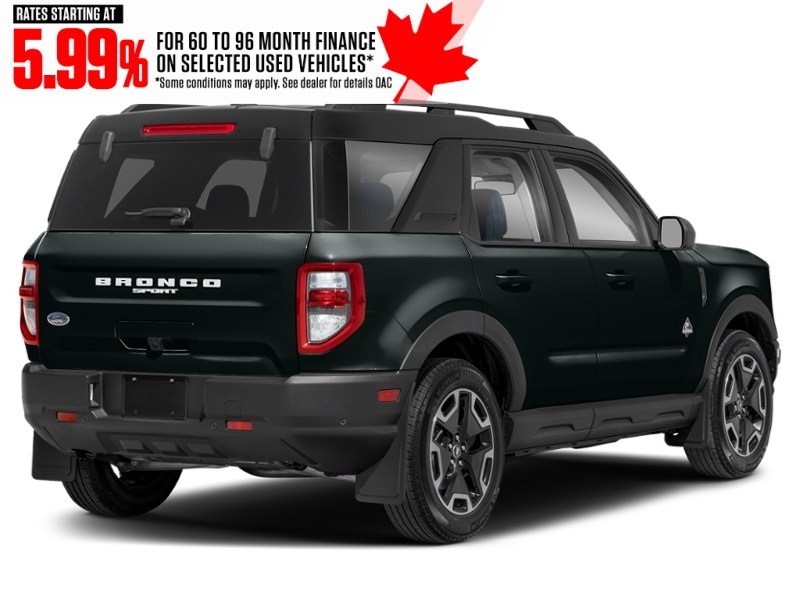 2021 Ford Bronco Sport Outer Banks 4x4 Shadow Black  Shot 2