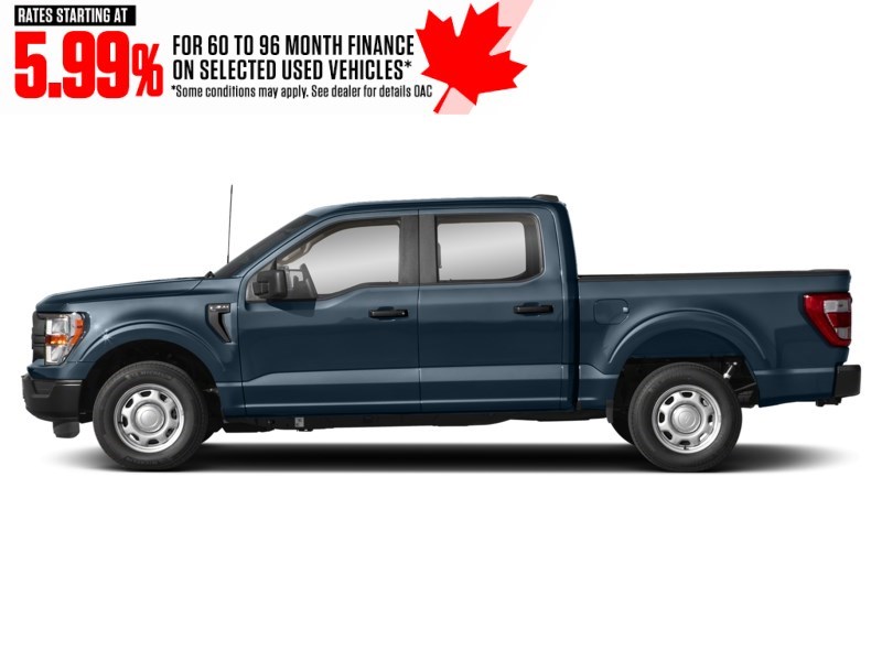2023 Ford F-150 XL 4WD SuperCrew 5.5' Box Antimatter Blue Metallic  Shot 35