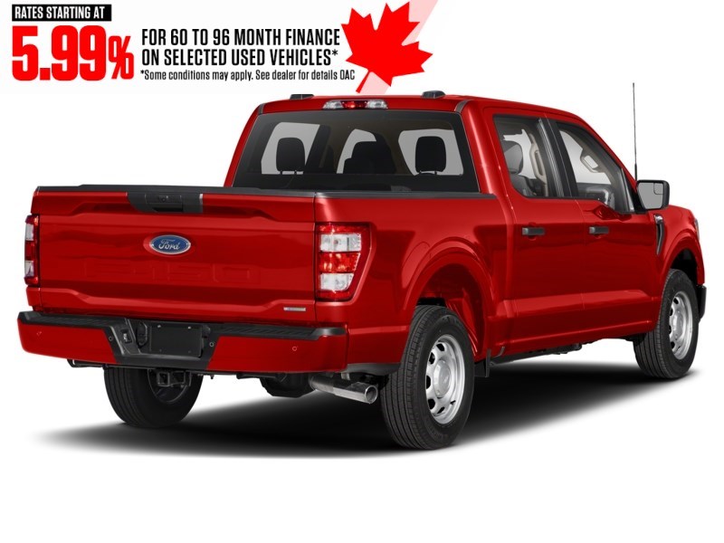 2023 Ford F-150 XL 4WD SuperCrew 5.5' Box Vermillion Red  Shot 26