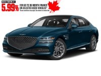 2021 Genesis G80 3.5T Prestige AWD Tasman Blue  Shot 1