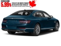 2021 Genesis G80 3.5T Prestige AWD Tasman Blue  Shot 2