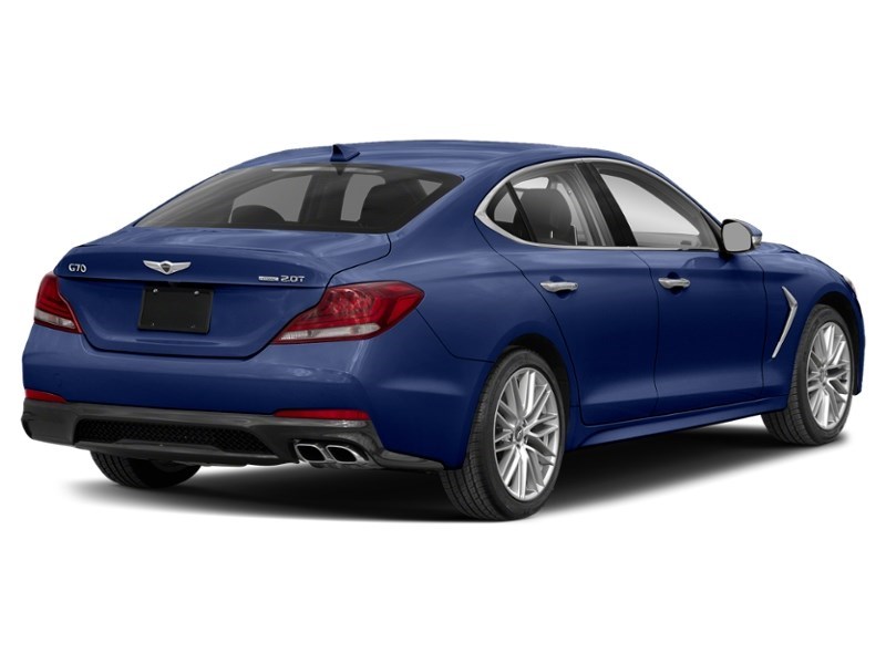 2019 Genesis G70 2.0T Advanced AWD Mallorca Blue Metallic  Shot 2