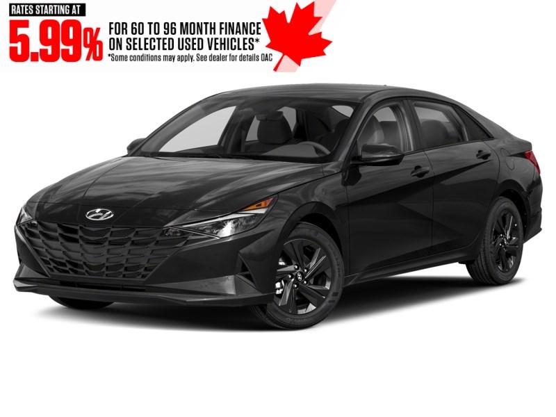 2023 Hyundai Elantra Preferred IVT w/Tech Pkg Abyss Black  Shot 32