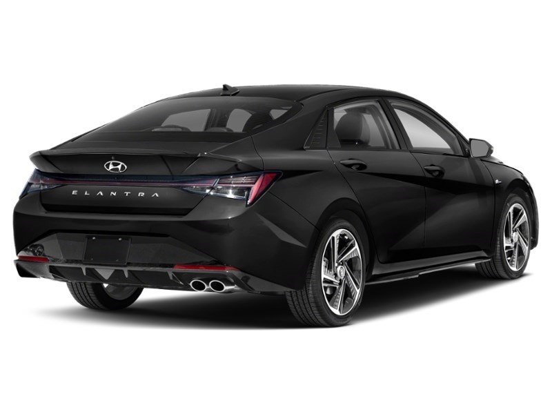 2021 Hyundai Elantra N Line DCT Space Black  Shot 2