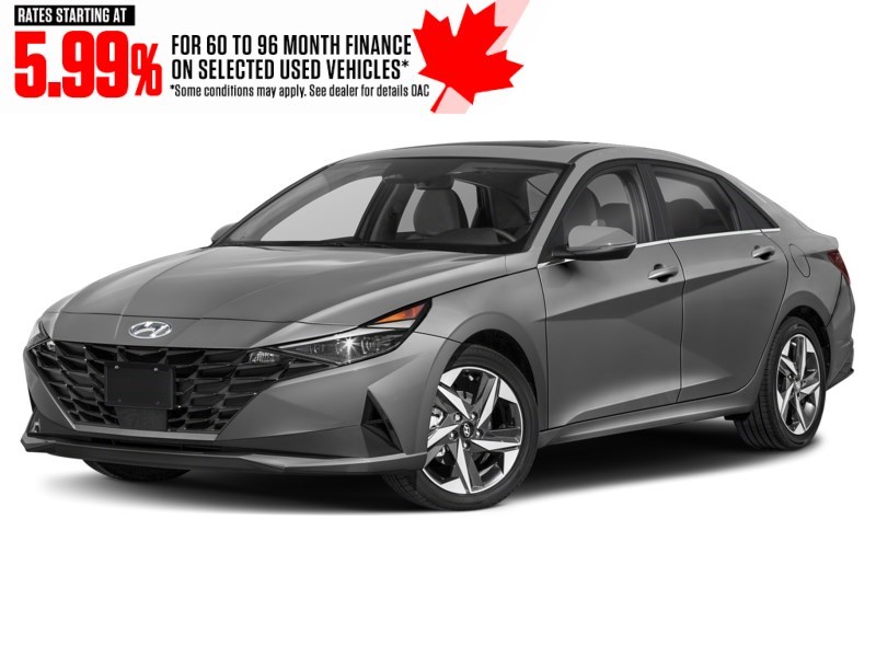 2023 Hyundai Elantra HEV Luxury DCT Amazon Grey  Shot 4