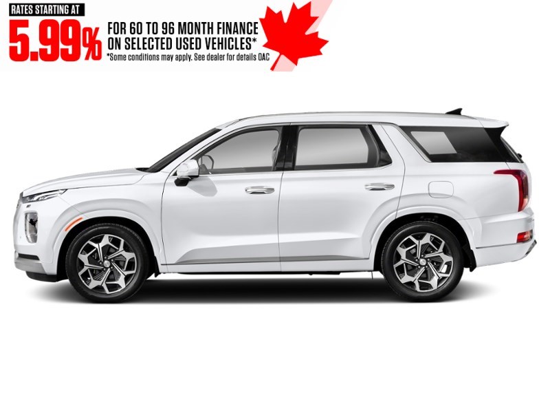 2021 Hyundai Palisade Ultimate Calligraphy 7-Passenger AWD Hyper White  Shot 3