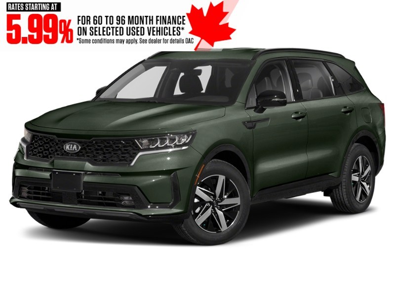 2021 Kia Sorento X-Line AWD Aruba Stone Green  Shot 4