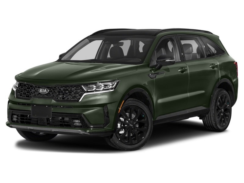 2021 Kia Sorento SX AWD w/Black Leather Aruba Stone Green  Shot 4