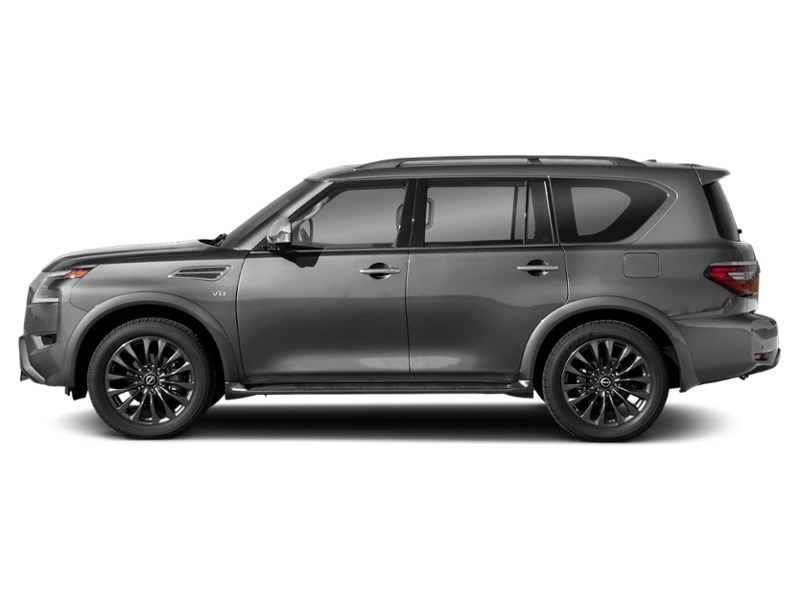2021 Nissan Armada Platinum Gun Metallic  Shot 3