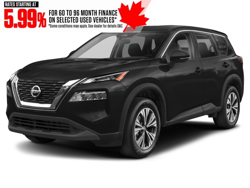 2023 Nissan Rogue AWD SV Moonroof Super Black  Shot 3