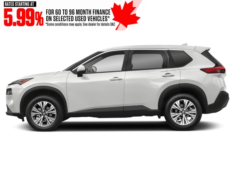 2023 Nissan Rogue AWD SV Moonroof Pearl White Pearl Metallic  Shot 19