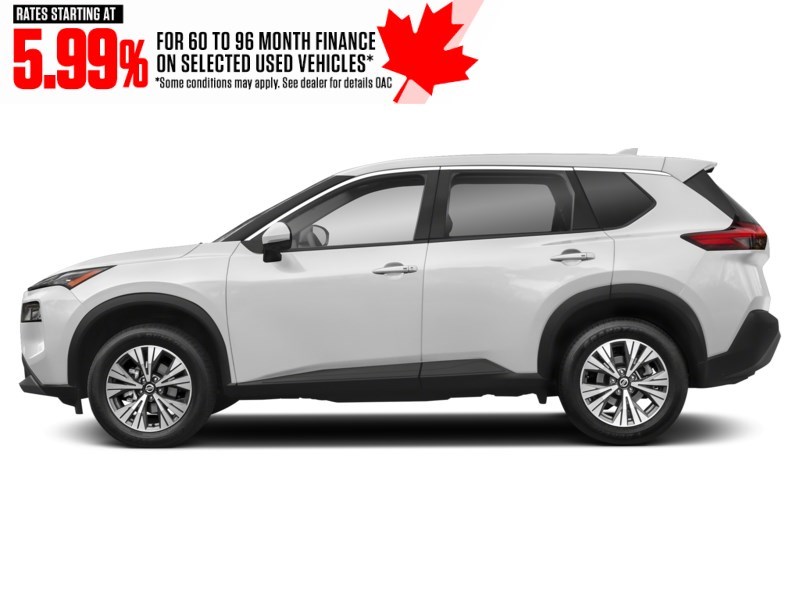 2023 Nissan Rogue AWD SV Moonroof Glacier White  Shot 35