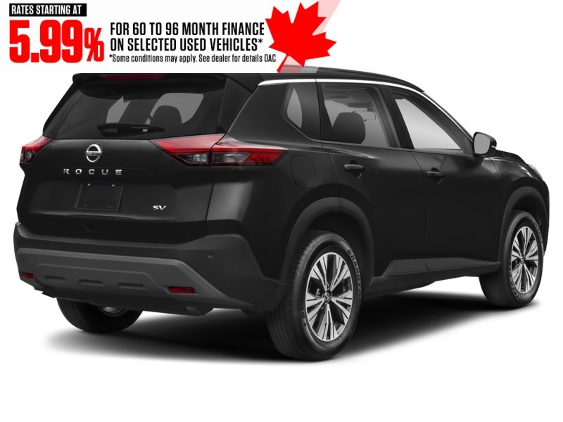 2023 Nissan Rogue AWD SV Moonroof Super Black  Shot 8