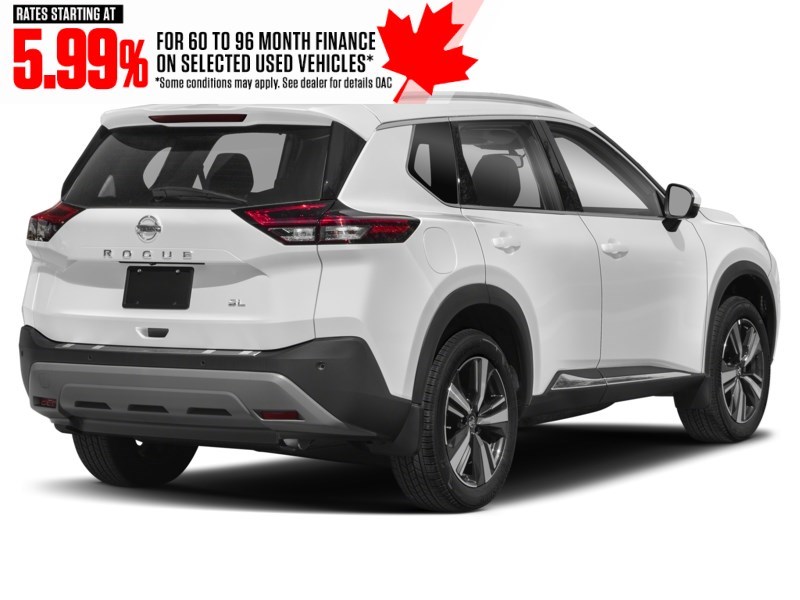 2023 Nissan Rogue AWD SL Glacier White  Shot 57