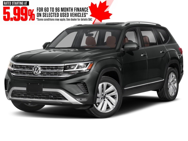 2022 Volkswagen Atlas Highline 3.6 FSI 4MOTION Deep Black Pearl  Shot 4