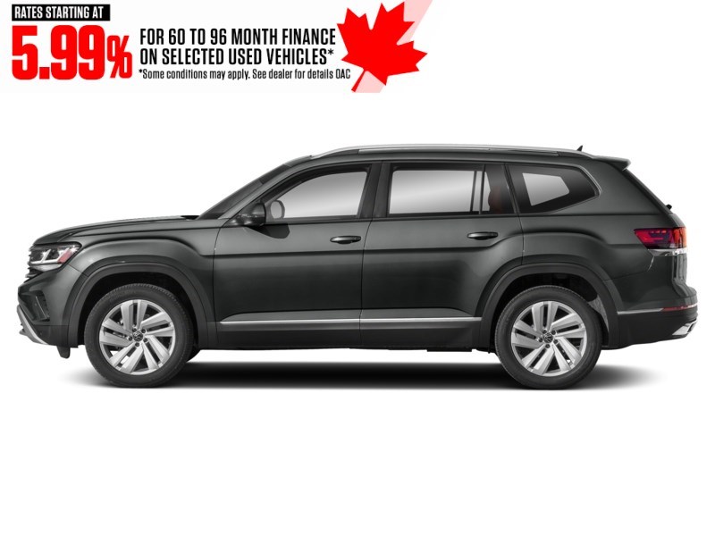 2022 Volkswagen Atlas Highline 3.6 FSI 4MOTION Deep Black Pearl  Shot 3