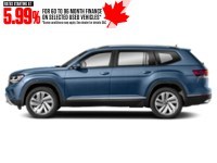2023 Volkswagen Atlas Highline 3.6 FSI 4MOTION Tourmaline Blue Metallic  Shot 5