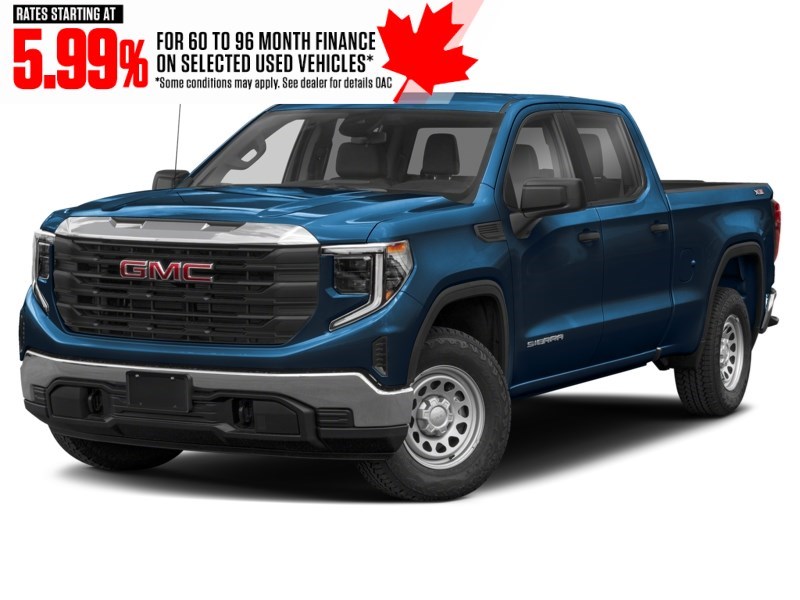 2022 GMC Sierra 1500 4WD Crew Cab 147" SLE Pacific Blue Metallic  Shot 38